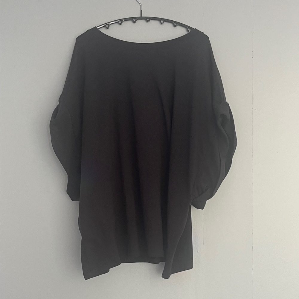 Eloquii Black Women's Tunic Top Size 18/20